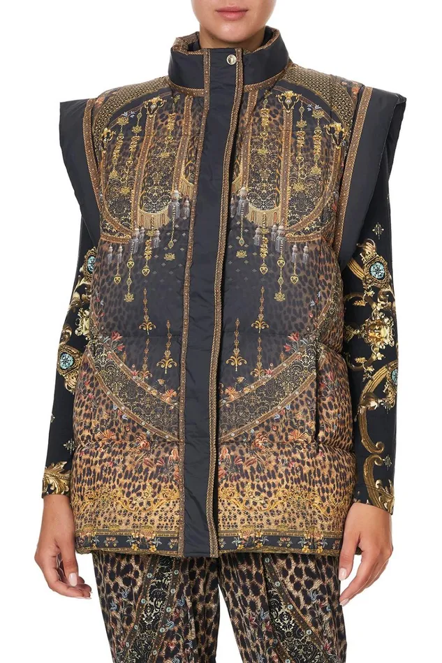 Camilla Jackets Women Oversized Puffer Gilet Abingdon Palace