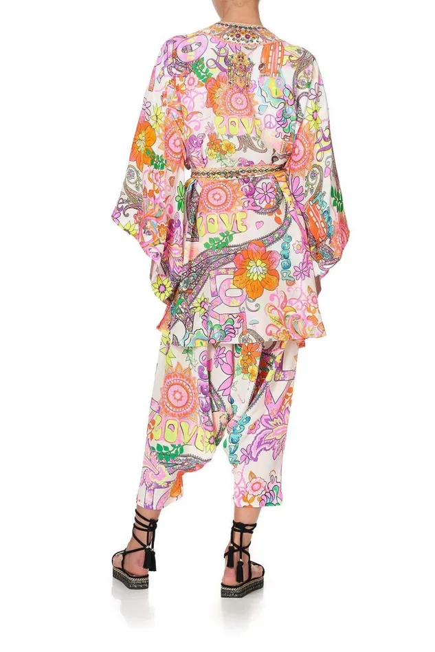 Camilla Kimonos Women Kimono With Tie Belt Let The Sun Shine