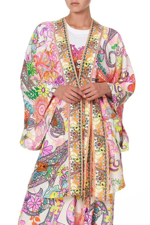 Camilla Kimonos Women Kimono With Tie Belt Let The Sun Shine