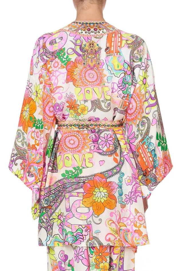 Camilla Kimonos Women Kimono With Tie Belt Let The Sun Shine