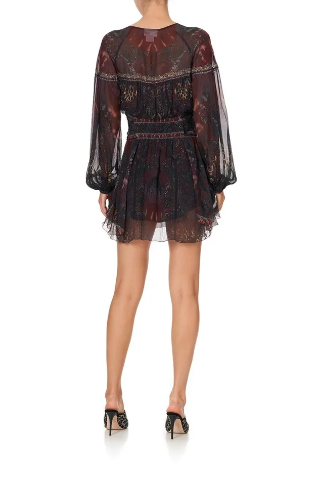 Camilla Mini Dresses Women Button Through Dress With Band The Smoking Lounge