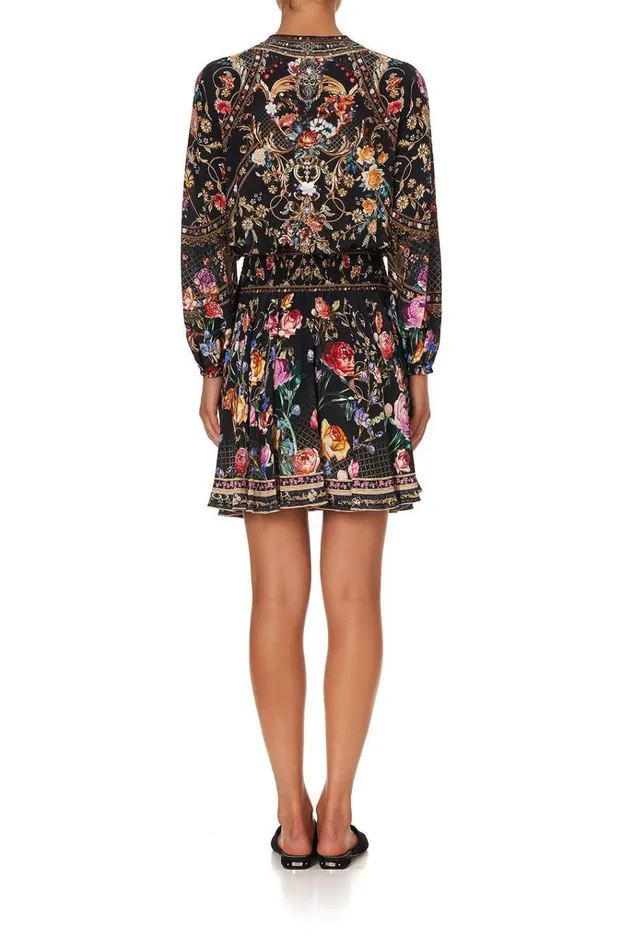 Camilla Mini Dresses Women Shirred Relaxed Short Dress Blushing Manor