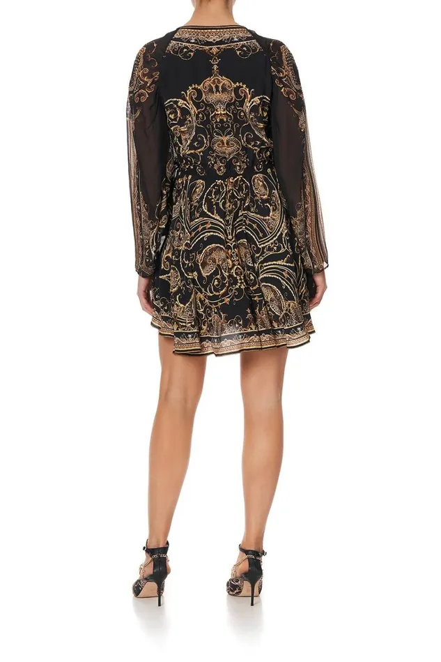 Camilla Mini Dresses Women Short Dress With Draped Sleeve Studio 54