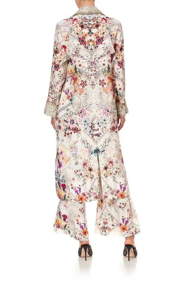 Camilla Modest Clothing Women Soft Trench With French Cuff Sew In Love