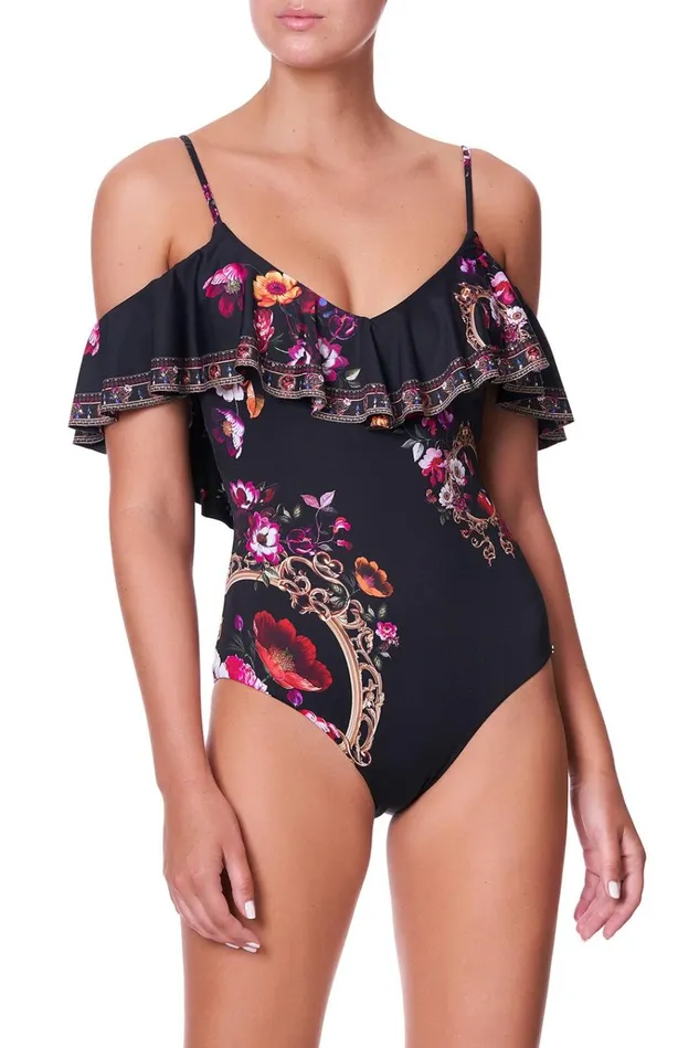 Camilla One Pieces Women Frill Over Shoulder One Piece Mirror Mirror