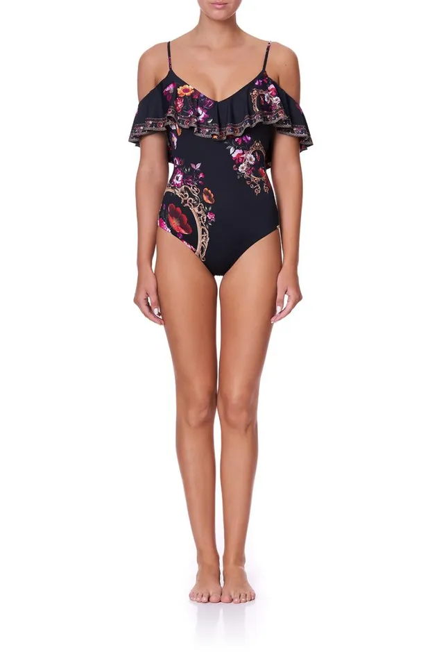 Camilla One Pieces Women Frill Over Shoulder One Piece Mirror Mirror