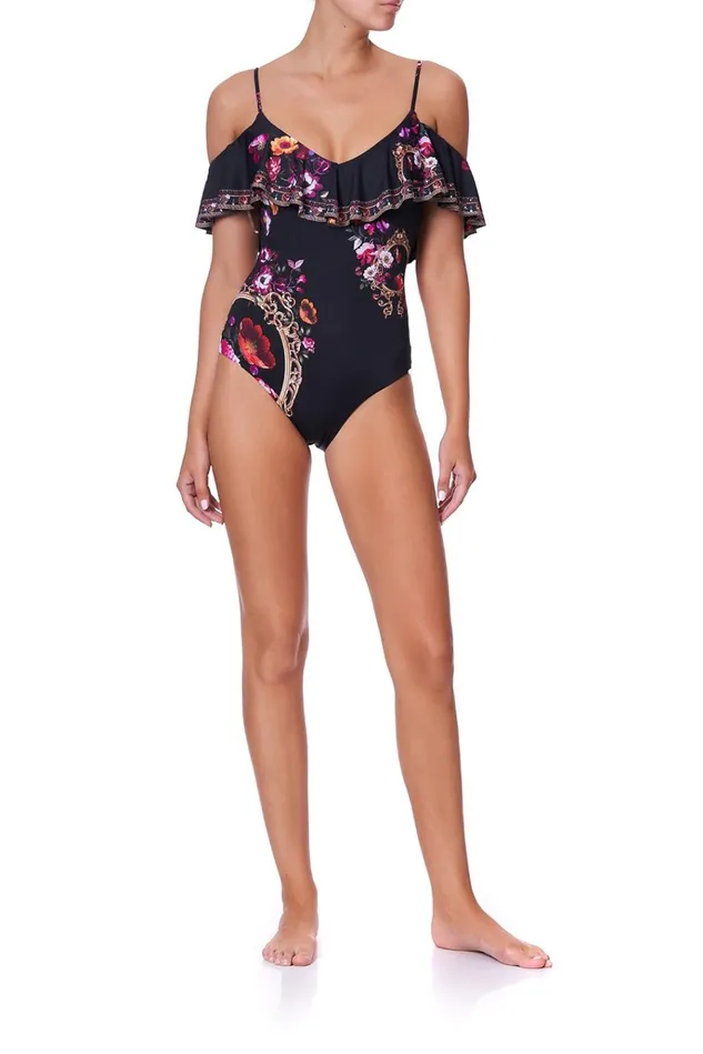 Camilla One Pieces Women Frill Over Shoulder One Piece Mirror Mirror
