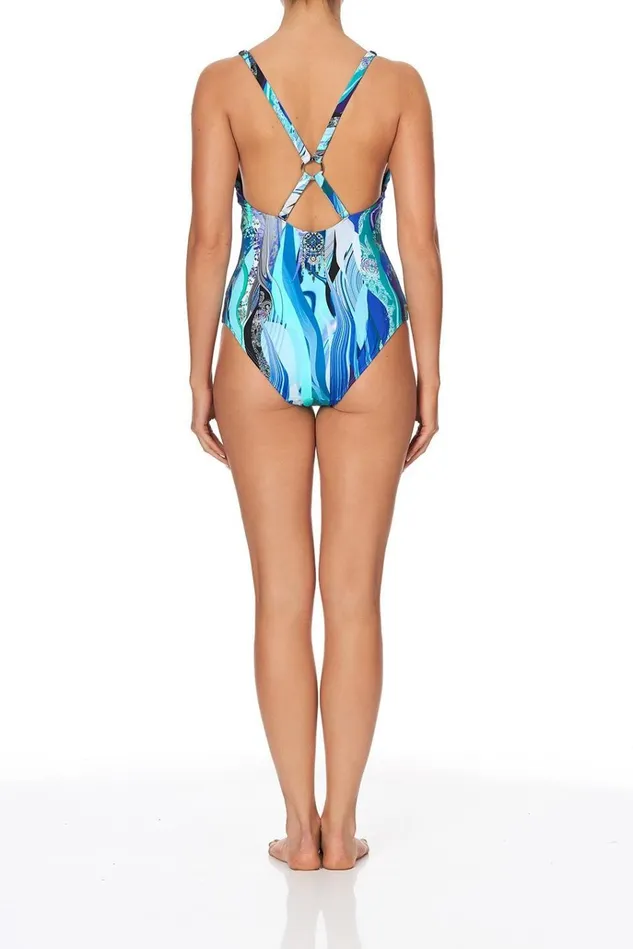 Camilla One Pieces Women Ring Detail Plunge One Piece Wategos Wanderlust