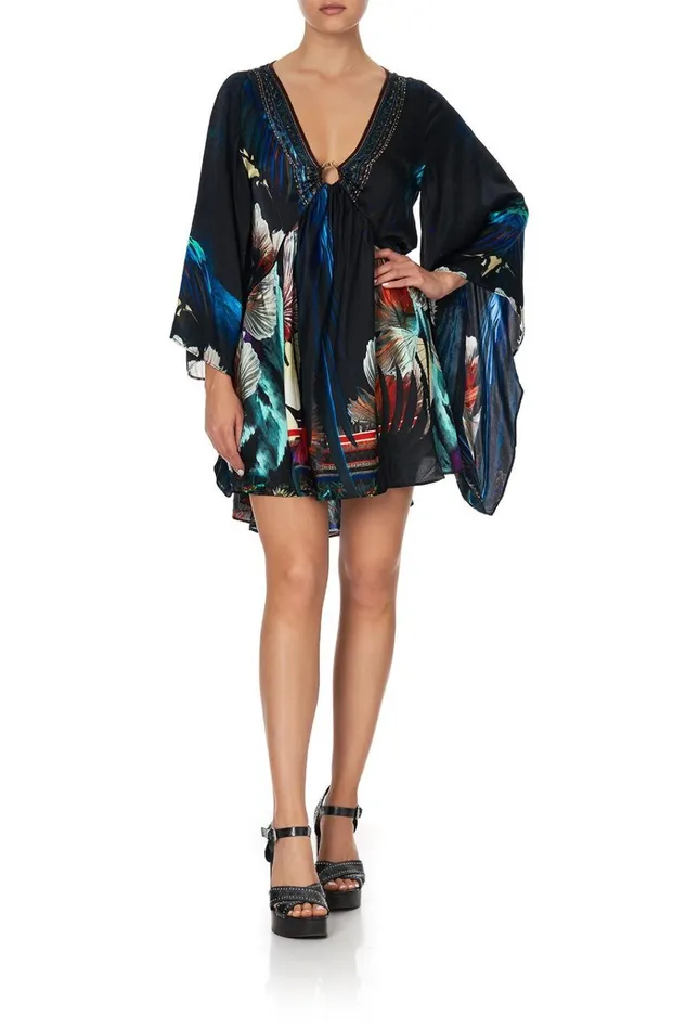 Camilla Party Dresses Women URing Dress With Kimono Sleeve Night Flight
