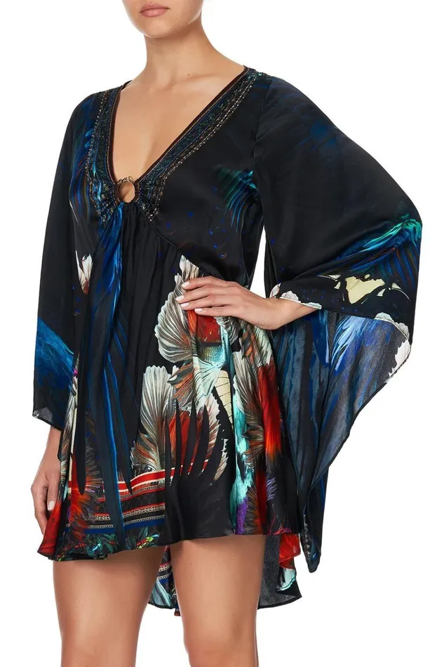 Camilla Party Dresses Women URing Dress With Kimono Sleeve Night Flight