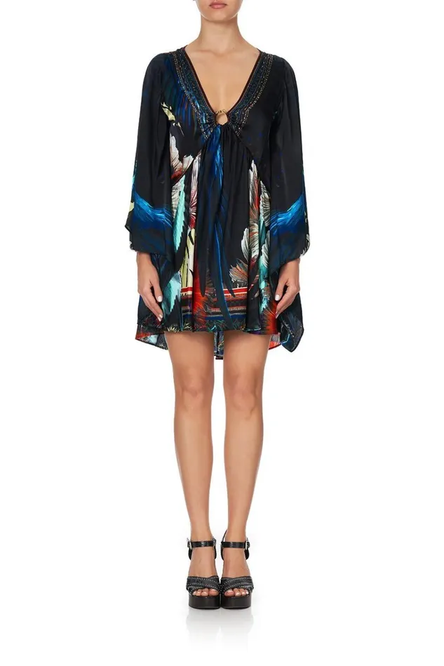Camilla Party Dresses Women URing Dress With Kimono Sleeve Night Flight