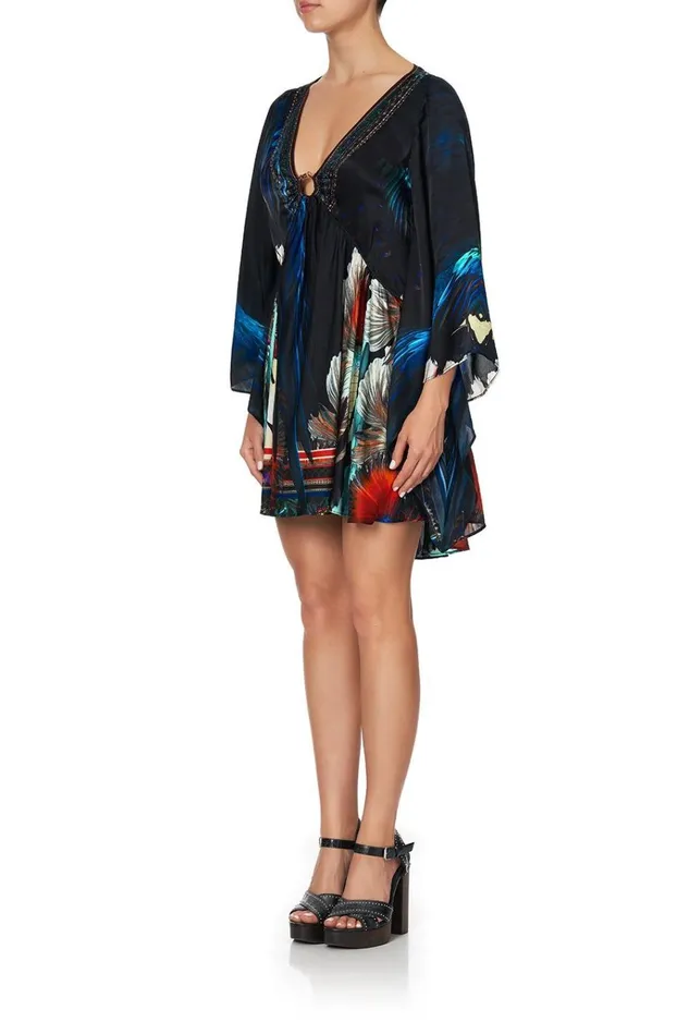 Camilla Party Dresses Women URing Dress With Kimono Sleeve Night Flight