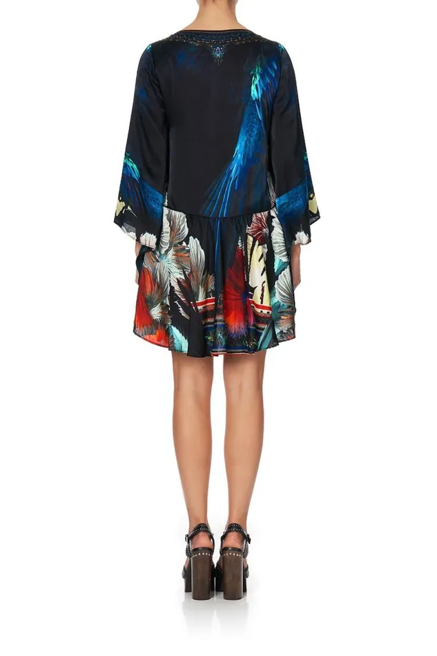 Camilla Party Dresses Women URing Dress With Kimono Sleeve Night Flight