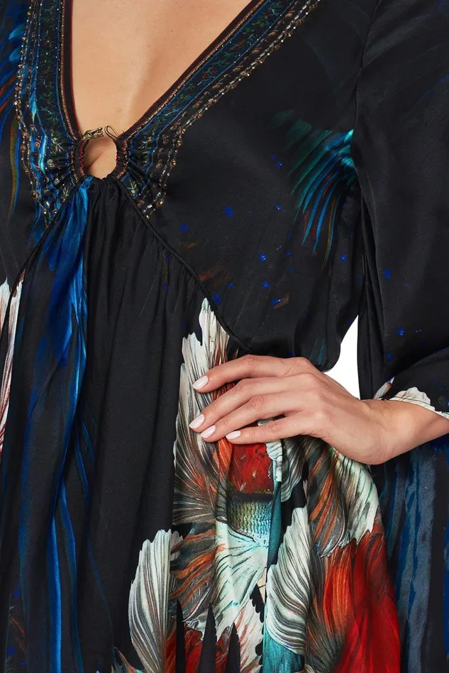 Camilla Party Dresses Women URing Dress With Kimono Sleeve Night Flight