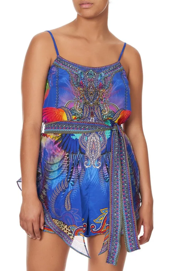Camilla Playsuits and Jumpsuits Women Layered Playsuit Psychedelica