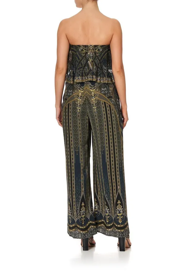 Camilla Playsuits and Jumpsuits Women Strapless Jumpsuit With Frill Great Scott
