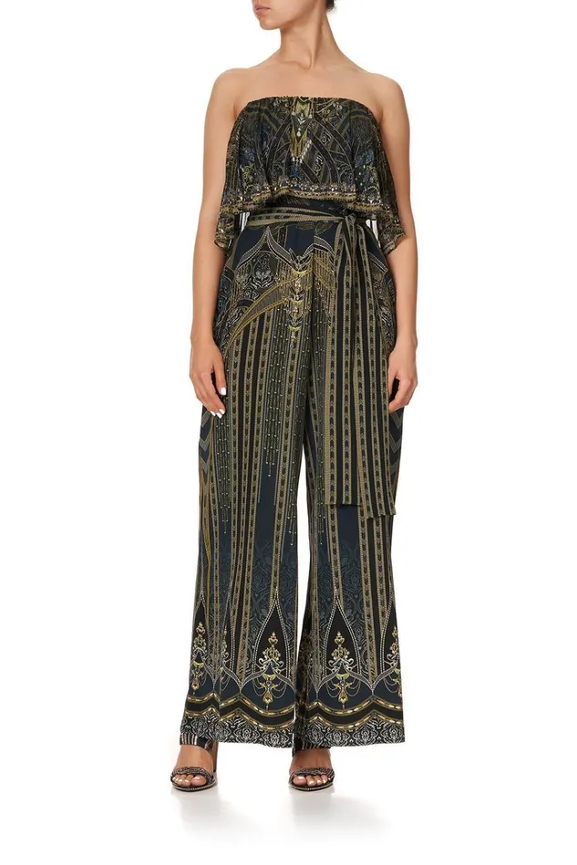 Camilla Playsuits and Jumpsuits Women Strapless Jumpsuit With Frill Great Scott