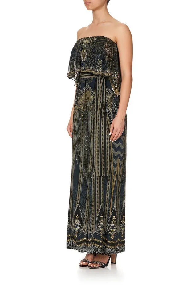 Camilla Playsuits and Jumpsuits Women Strapless Jumpsuit With Frill Great Scott