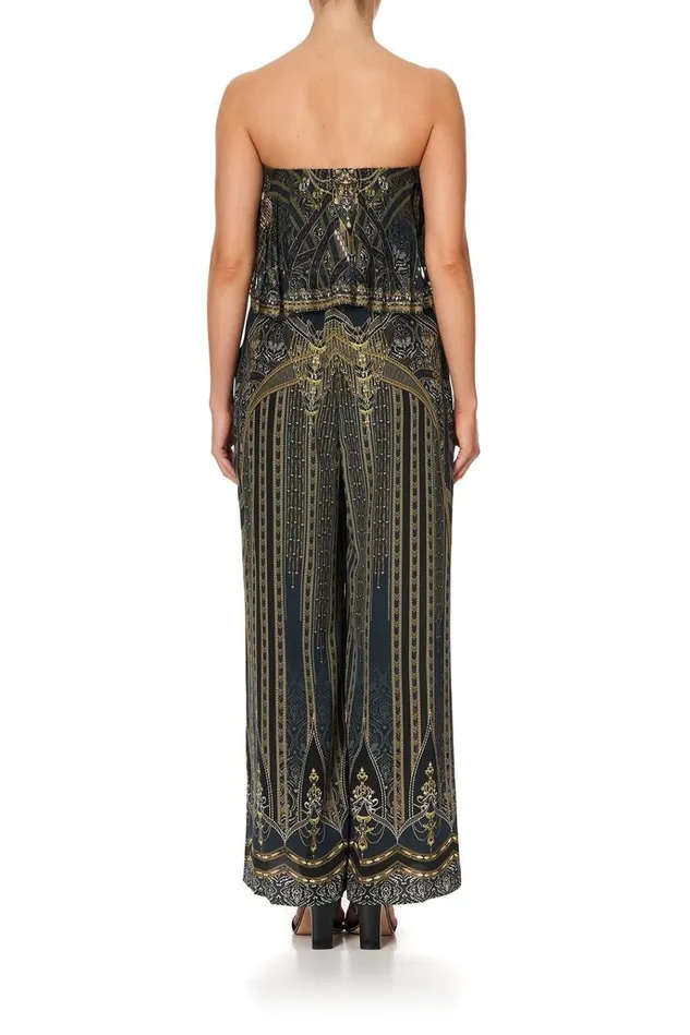 Camilla Playsuits and Jumpsuits Women Strapless Jumpsuit With Frill Great Scott