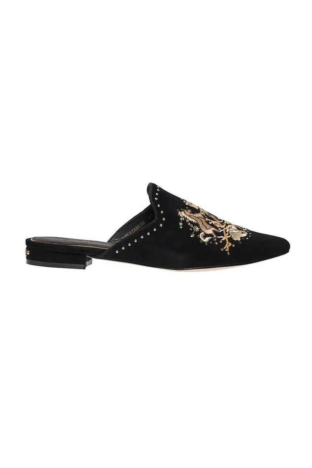 Camilla Shoes Women Embroidered Slipper Dining Hall Darling