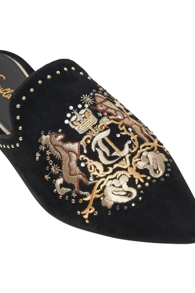 Camilla Shoes Women Embroidered Slipper Dining Hall Darling