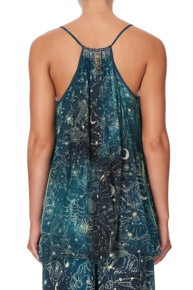 Camilla Tops Women Back Overlay Top Into The Mystique