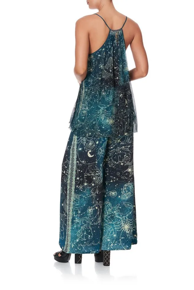 Camilla Tops Women Back Overlay Top Into The Mystique