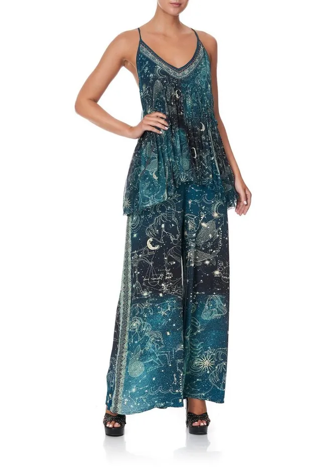 Camilla Tops Women Back Overlay Top Into The Mystique