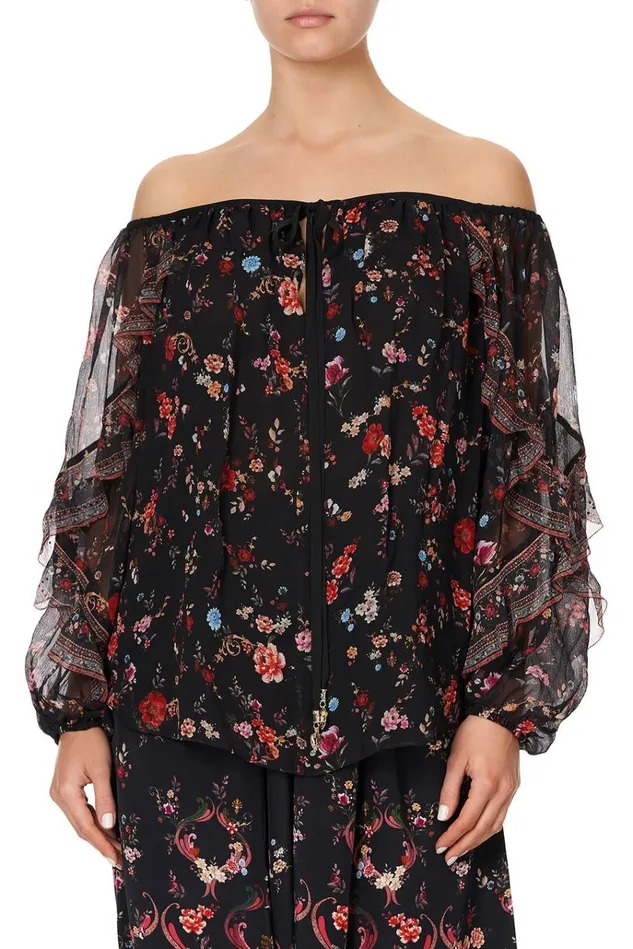 Camilla Tops Women Blouson Drop Shoulder Blouse A Girl Like You