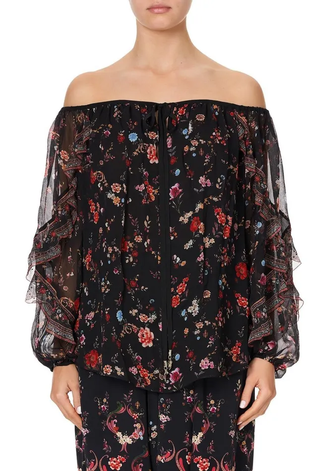 Camilla Tops Women Blouson Drop Shoulder Blouse A Girl Like You