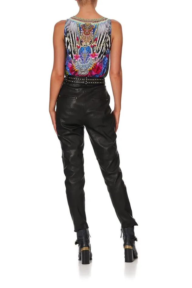 Camilla Tops Women High Low Cross Overlay Top Cafe Nairobi