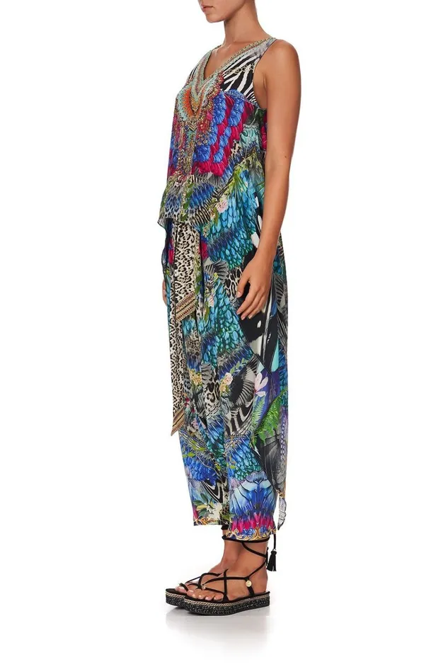 Camilla Tops Women High Low Cross Overlay Top Cafe Nairobi