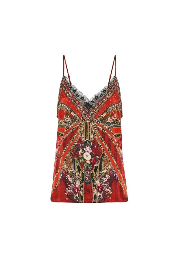 Camilla Tops Women Lace Trim Cami Stories Of A Station