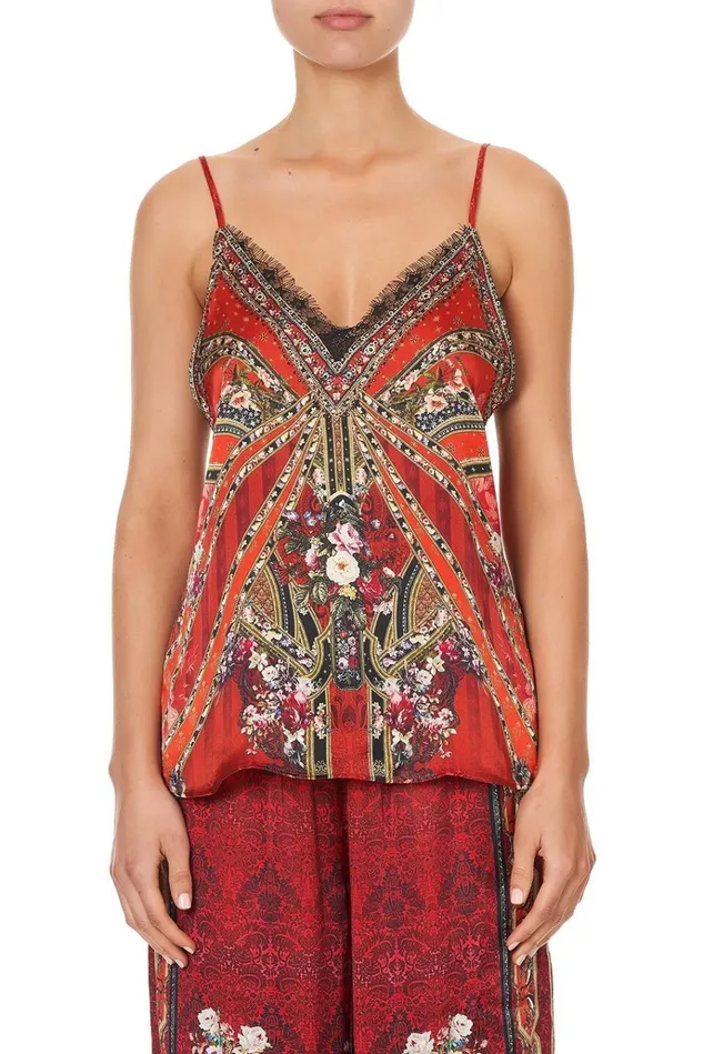 Camilla Tops Women Lace Trim Cami Stories Of A Station