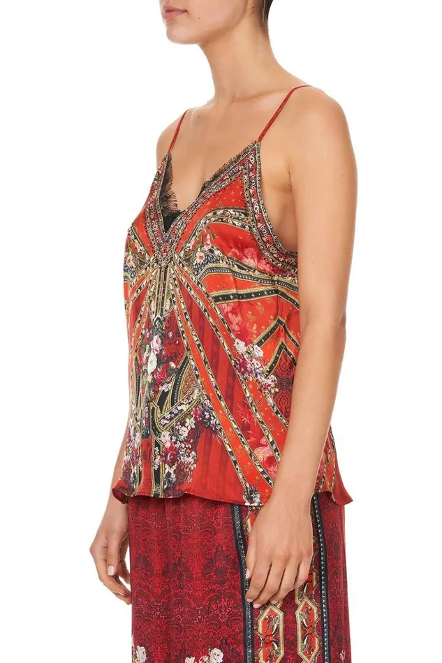Camilla Tops Women Lace Trim Cami Stories Of A Station