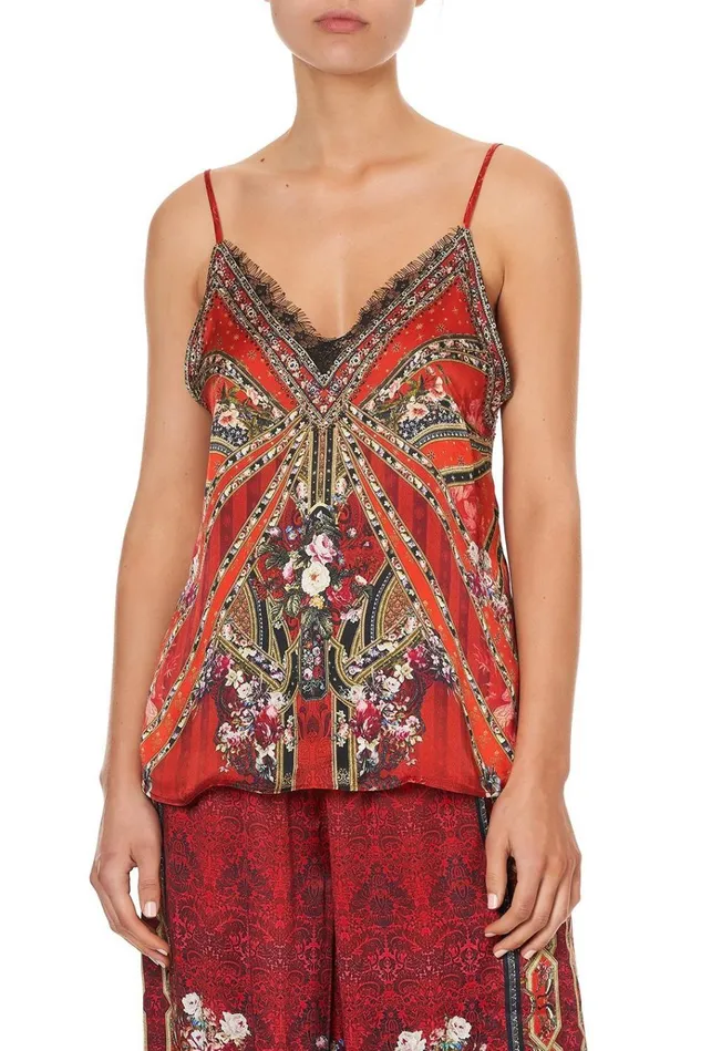 Camilla Tops Women Lace Trim Cami Stories Of A Station