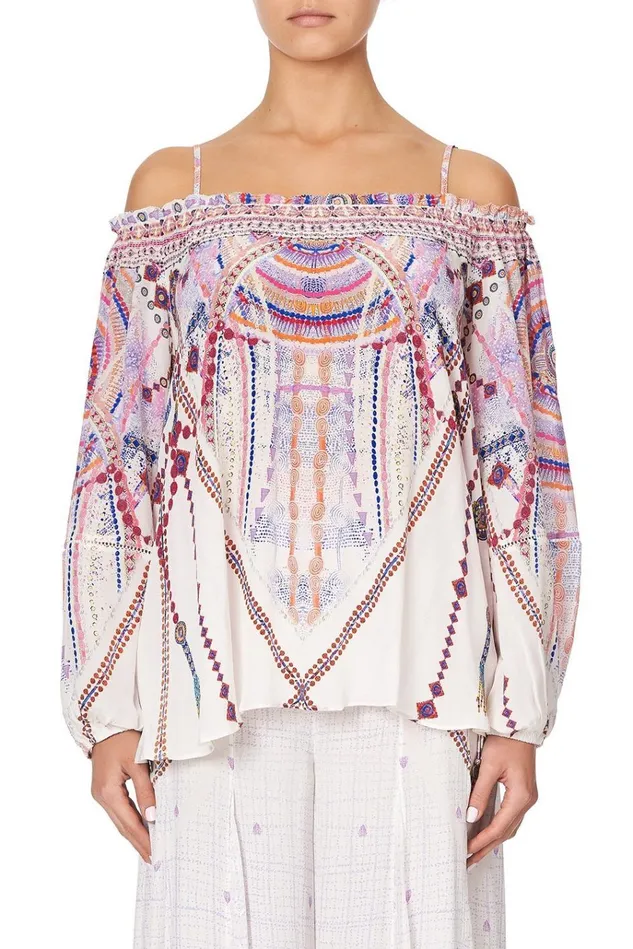 Camilla Tops Women Off Shoulder Halter Top Tanami Road