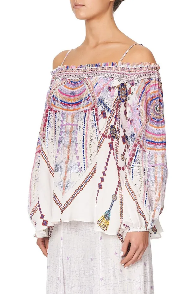 Camilla Tops Women Off Shoulder Halter Top Tanami Road