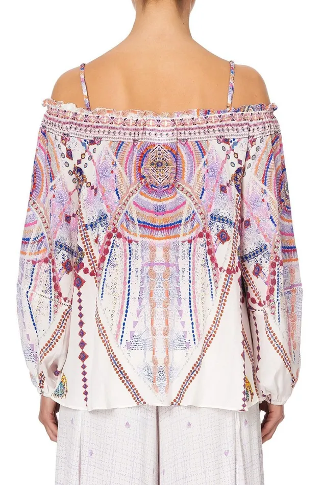 Camilla Tops Women Off Shoulder Halter Top Tanami Road