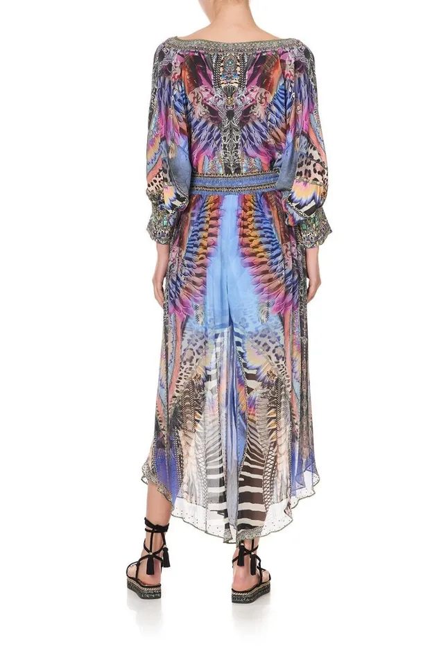 Camilla Tops Women Raglan Sleeve Button Up Top Love On The Wing