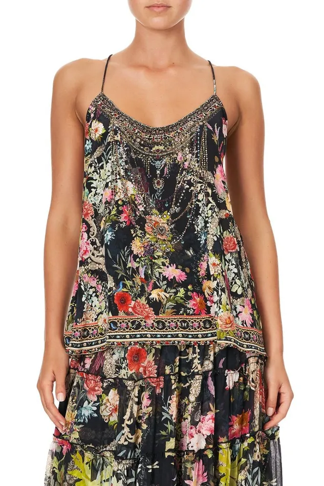 Camilla Tops Women T Back Shoestring Top Hampton Hive