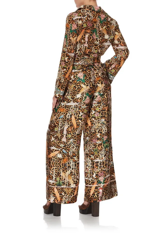 Camilla Trousers and Leggings Women Lounge Trouser With Cuffs Fauna Electro