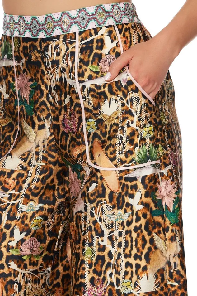 Camilla Trousers and Leggings Women Lounge Trouser With Cuffs Fauna Electro