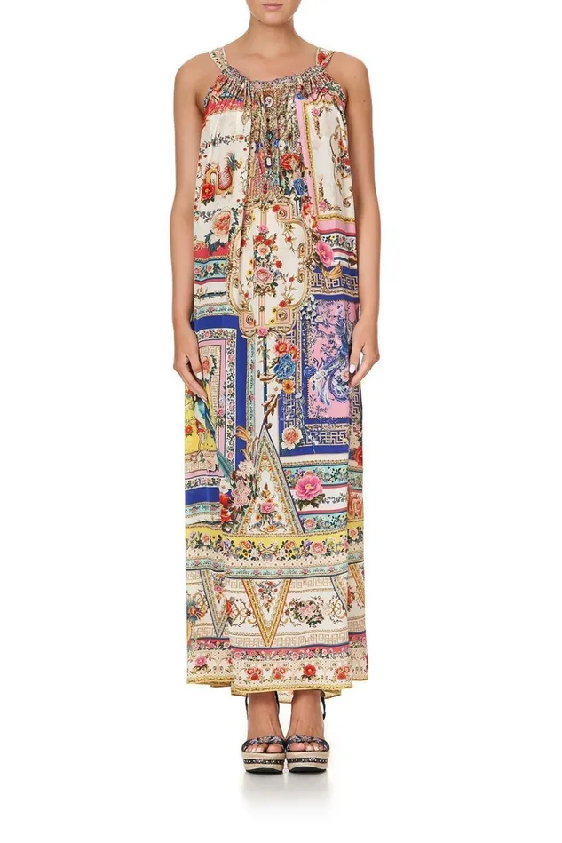 Camilla Wedding Guest Dresses Women Drawstring Dress Party In The Palace