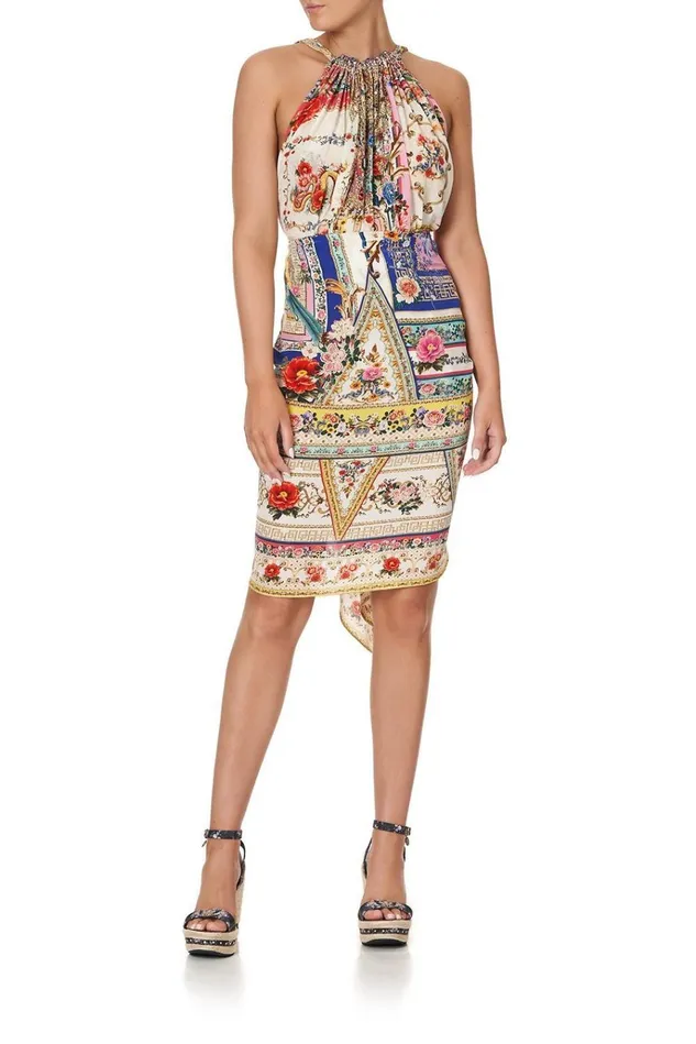 Camilla Wedding Guest Dresses Women Drawstring Dress Party In The Palace