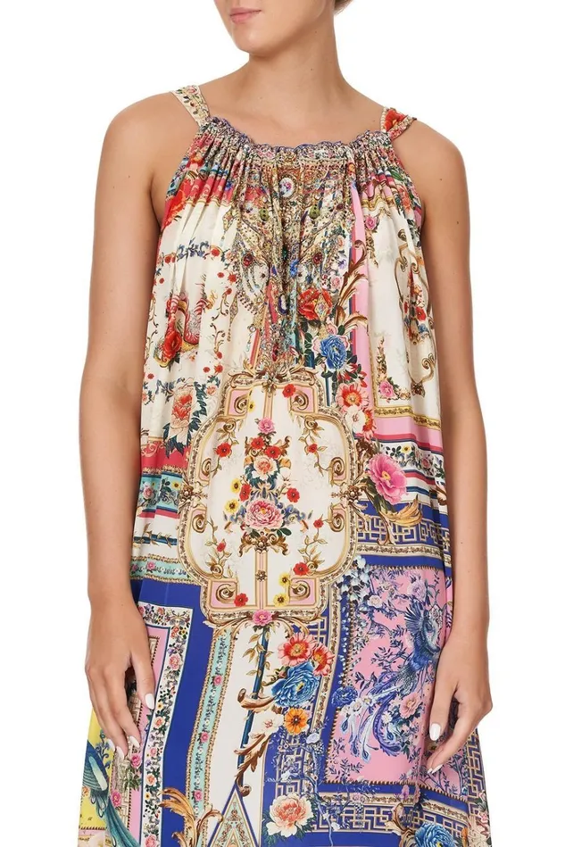 Camilla Wedding Guest Dresses Women Drawstring Dress Party In The Palace