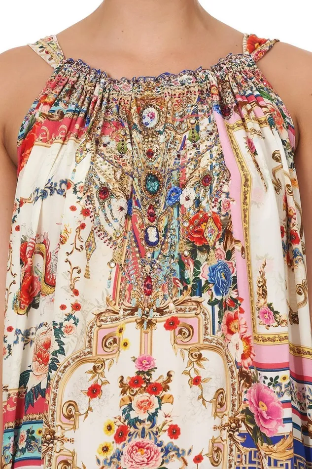 Camilla Wedding Guest Dresses Women Drawstring Dress Party In The Palace