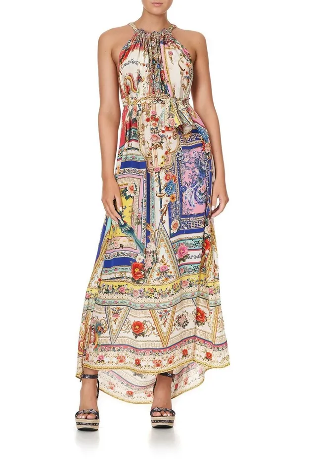 Camilla Wedding Guest Dresses Women Drawstring Dress Party In The Palace