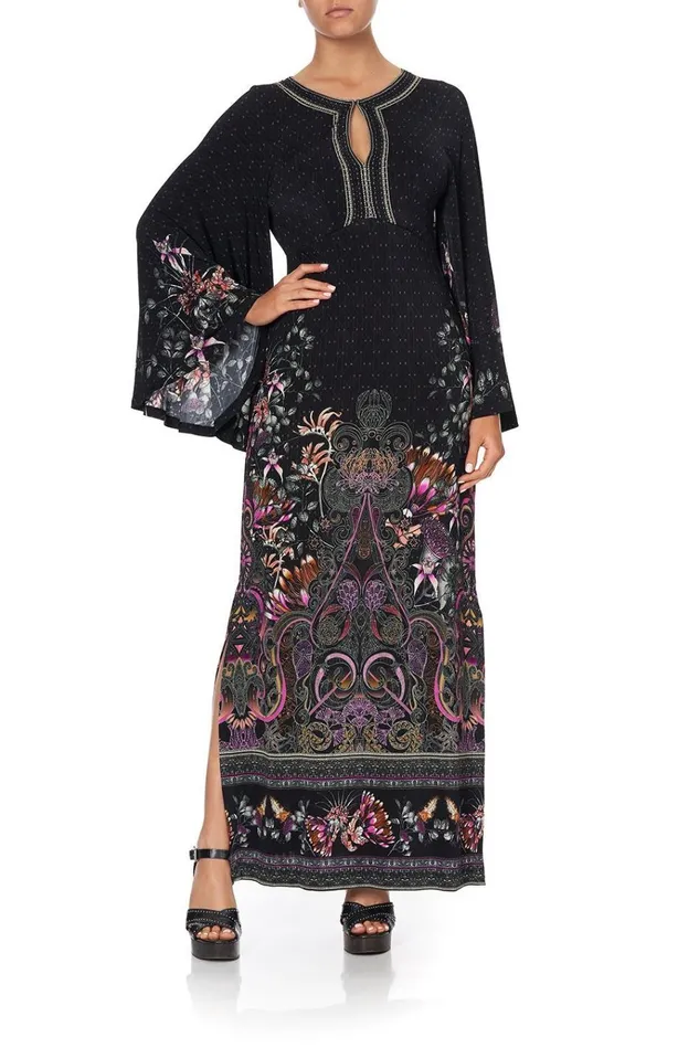 Camilla Wedding Guest Dresses Women Wide Sleeve Jersey Dress Restless Nights