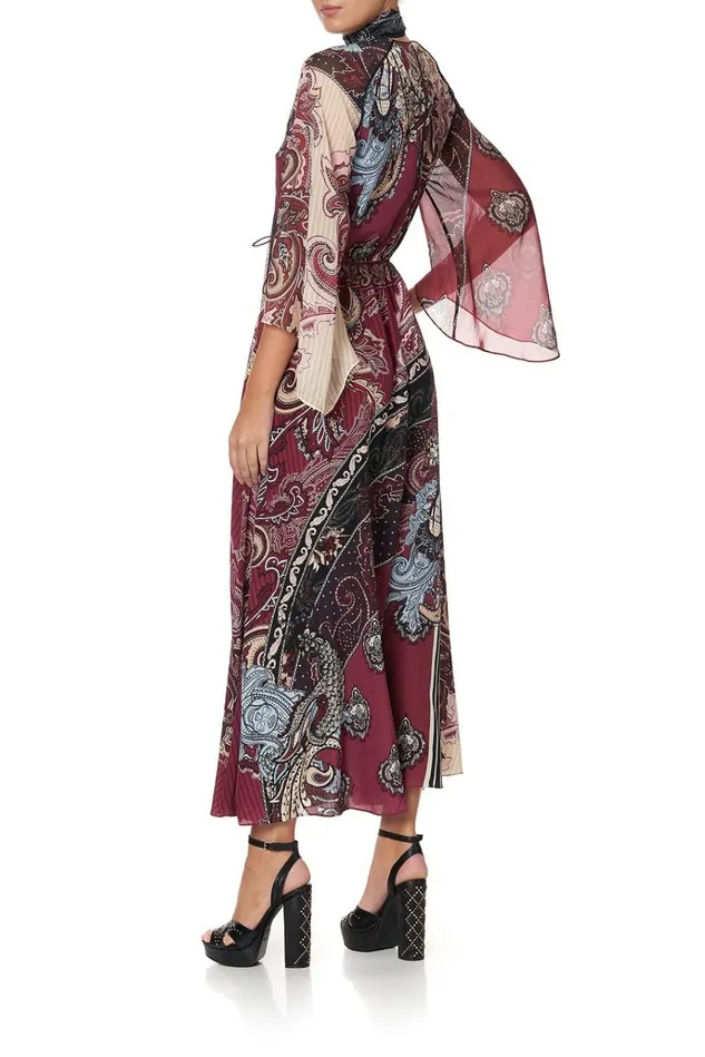 Camilla Wedding Guest Dresses Women Wrap Dress With Neck Tie Tale Of The Fire Bird